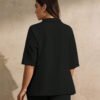 Blazer fin et élégant avec nœud – Image 2