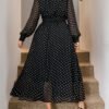 robe de bureau glamour décontractée – Image 3