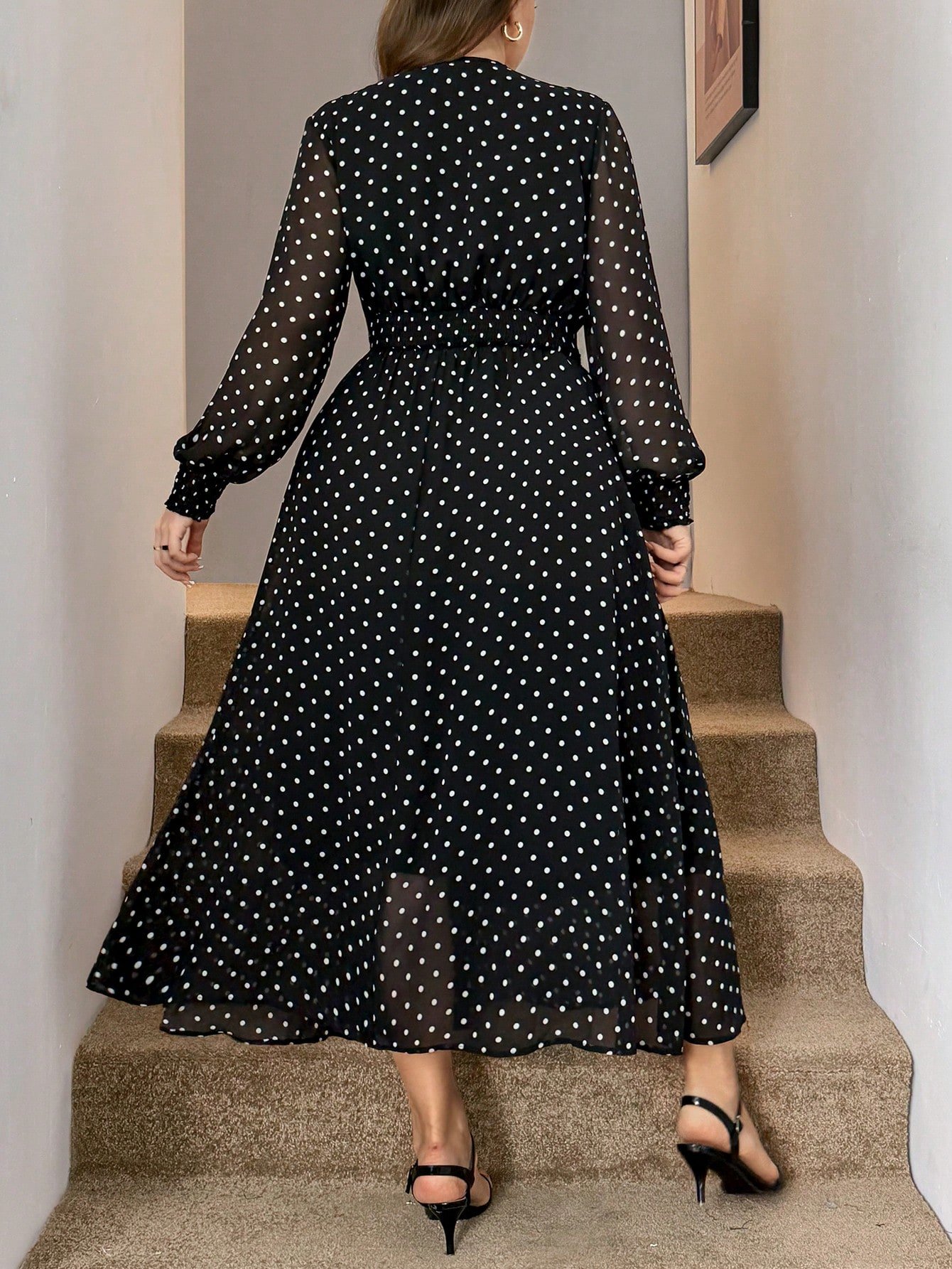 robe de bureau glamour décontractée – Image 3