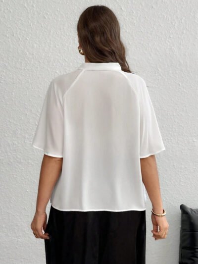 Alternative view of Blouse Manches Raglan À Nœud