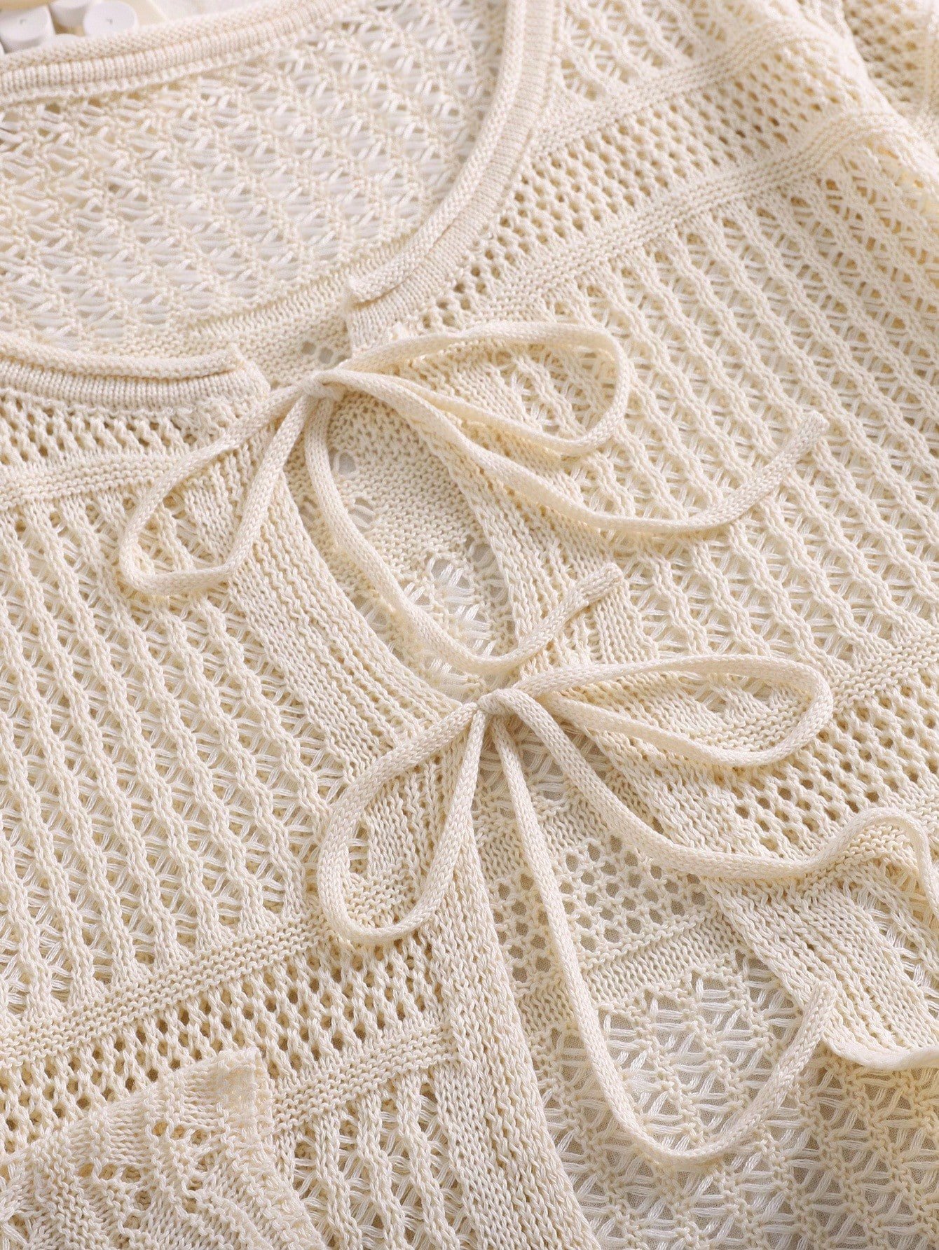 tricot beige, coupe ample – Image 4