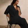 Blazer fin et élégant avec nœud – Image 4