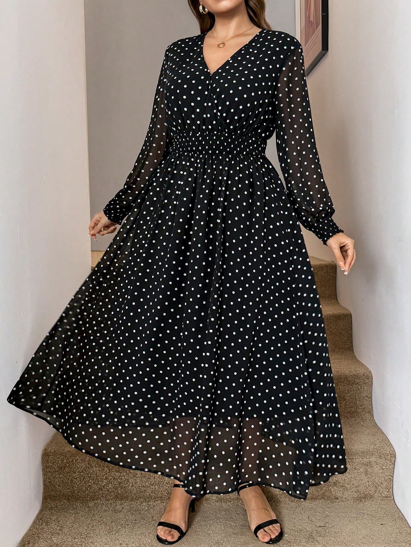 robe de bureau glamour décontractée – Image 4