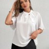Blouse Manches Raglan À Nœud – Image 5