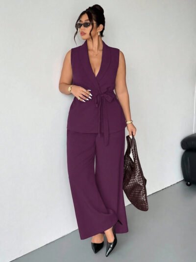 ensemble décontracté 2 pièces marron