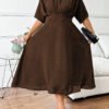 Robe d'été ample et fluide mi-longue – Image 5