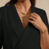 Blazer fin et élégant avec nœud – Image 5