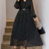 robe de bureau glamour décontractée – Image 5