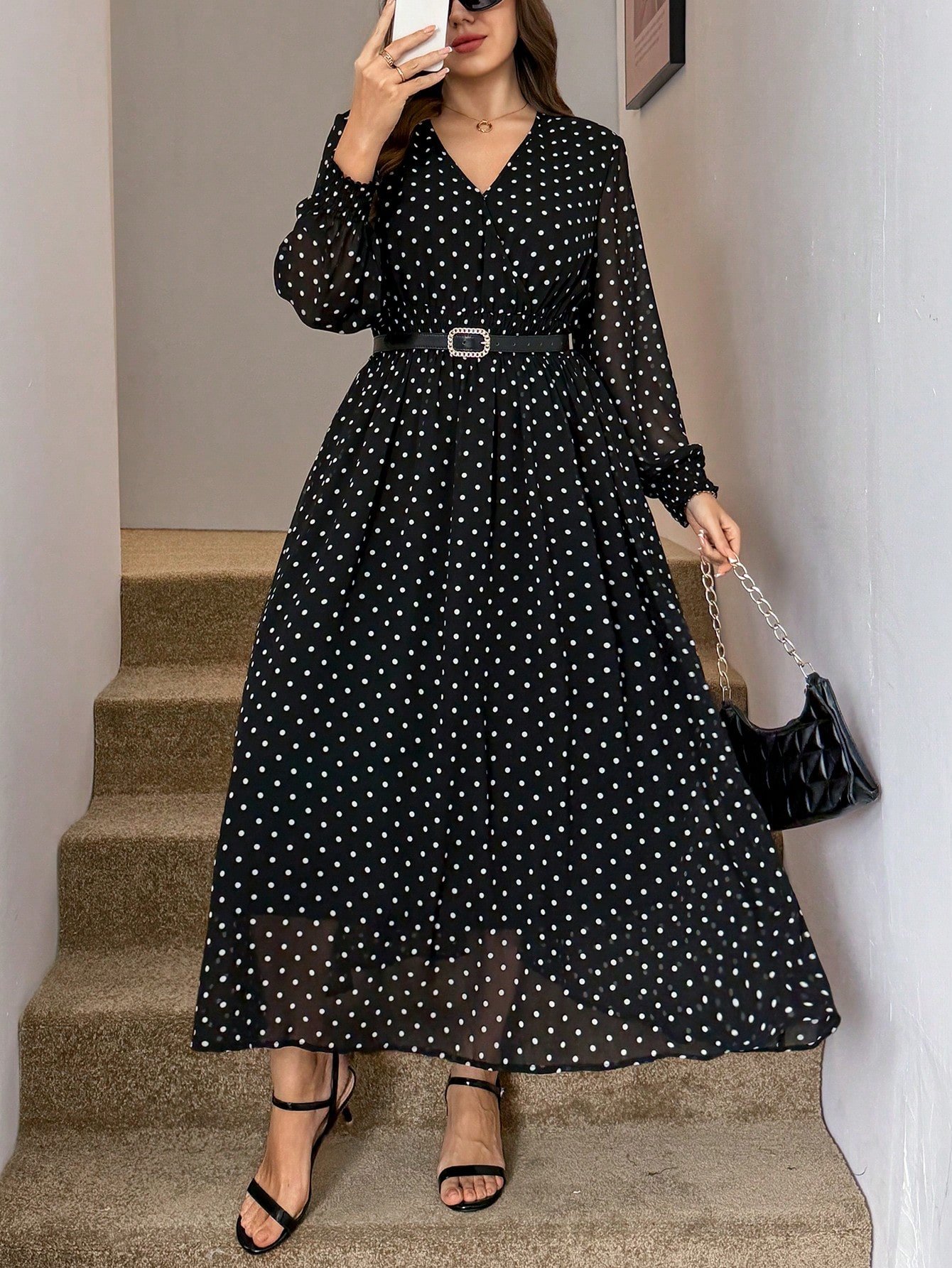 robe de bureau glamour décontractée – Image 5