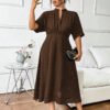 Robe d'été ample et fluide mi-longue – Image 6