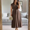 Robe chemise d'été élégante – Image 6