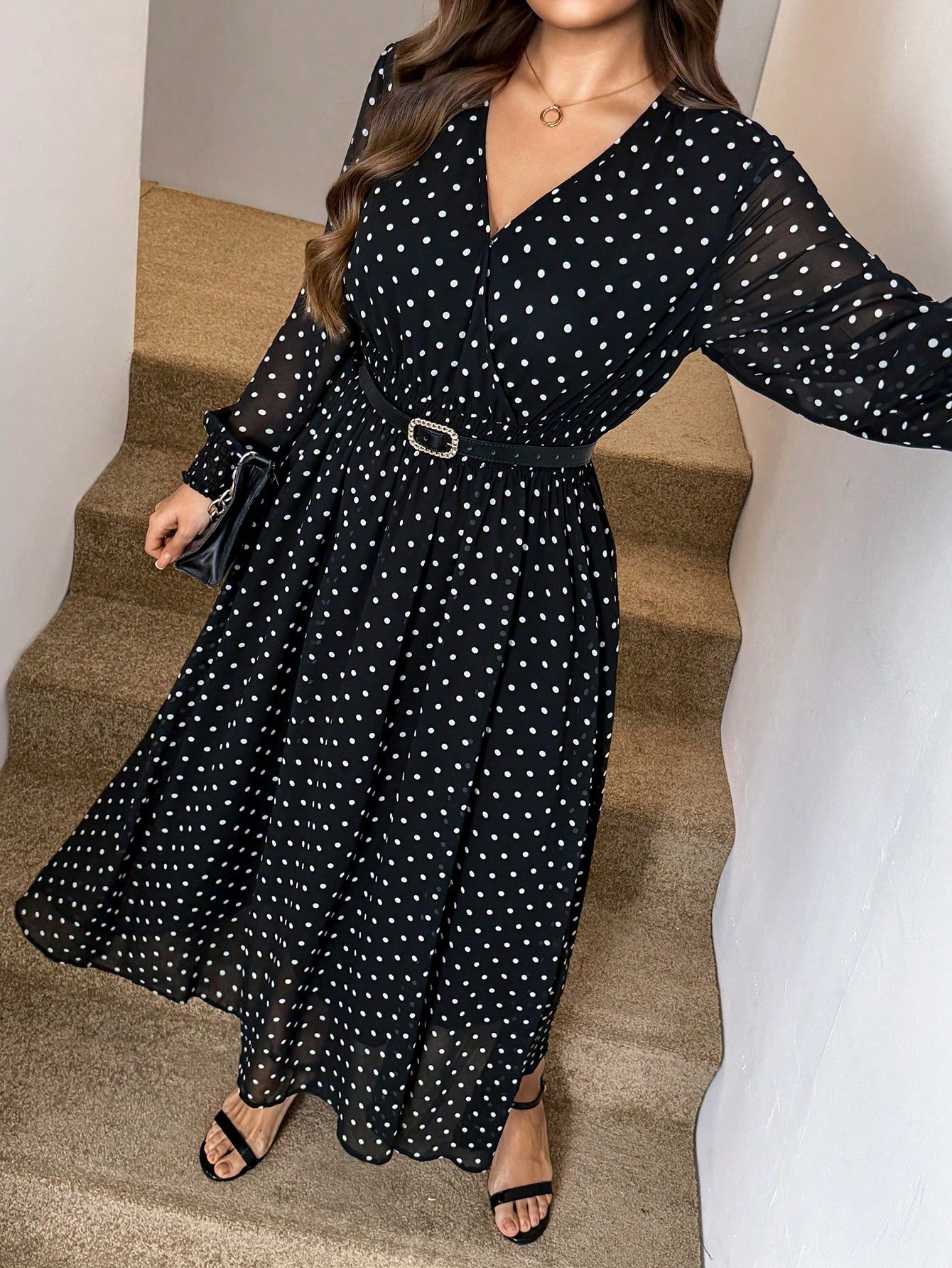 robe de bureau glamour décontractée – Image 6