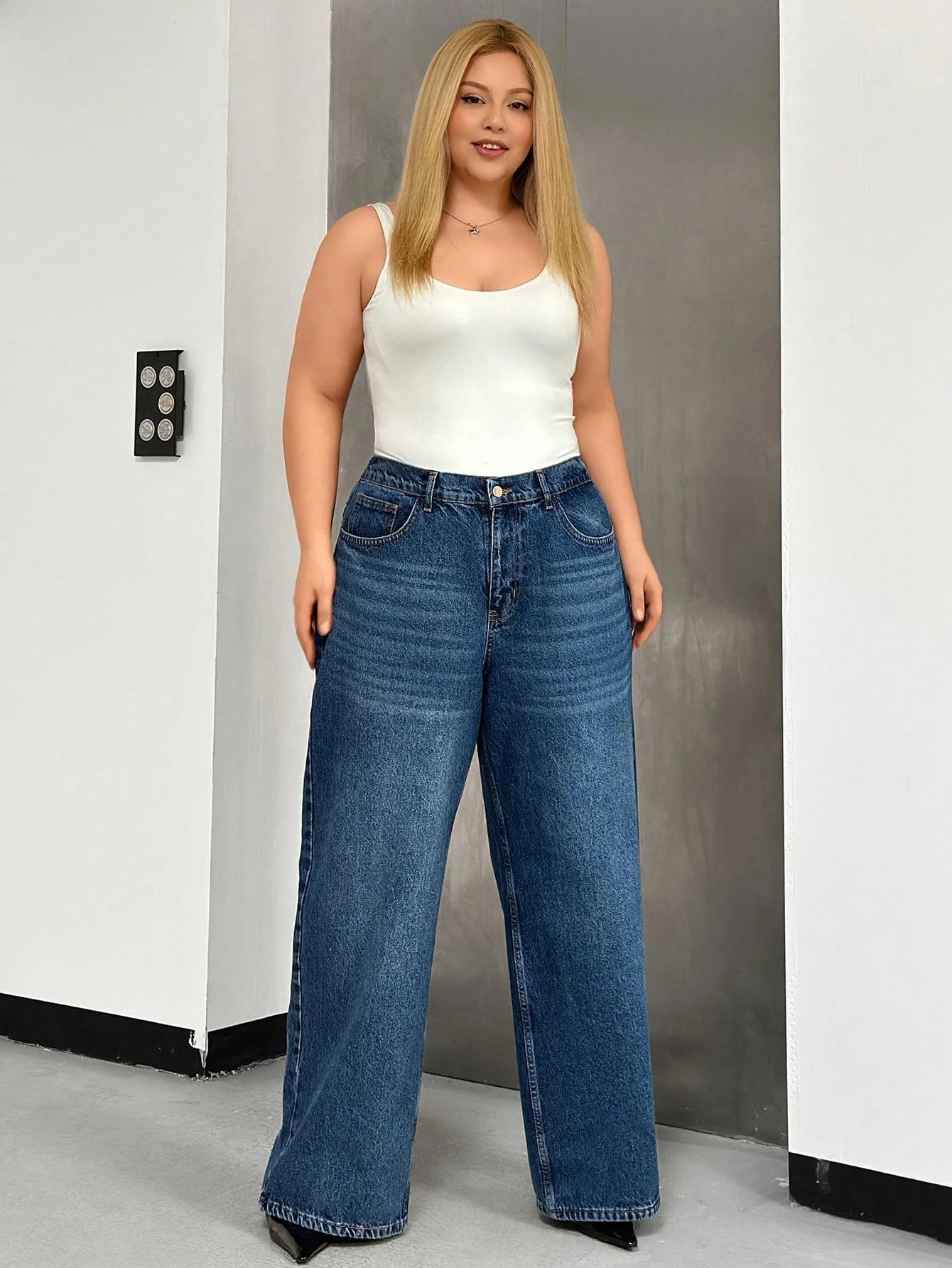 Jeans casual à jambes larges – Image 7