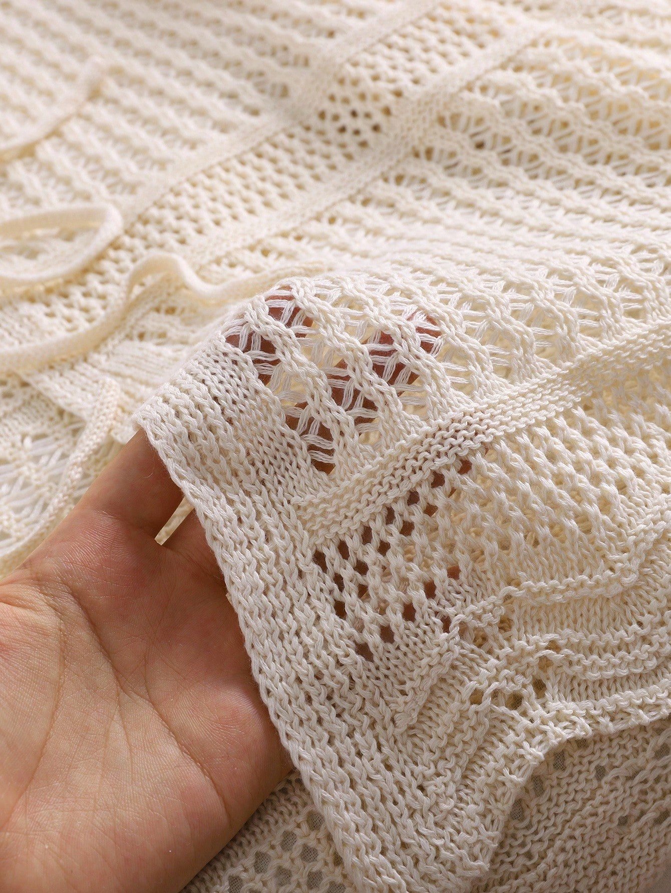 tricot beige, coupe ample – Image 7