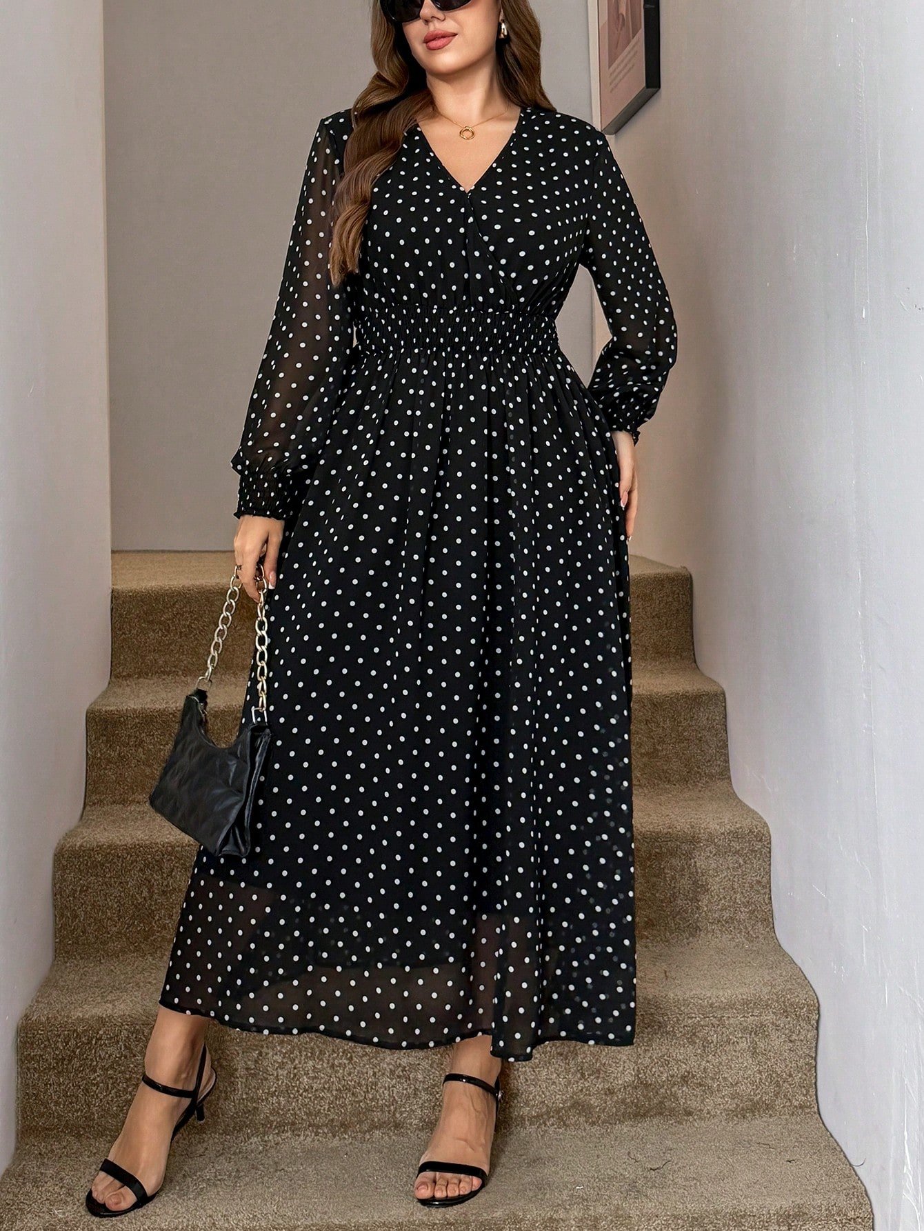 robe de bureau glamour décontractée – Image 7