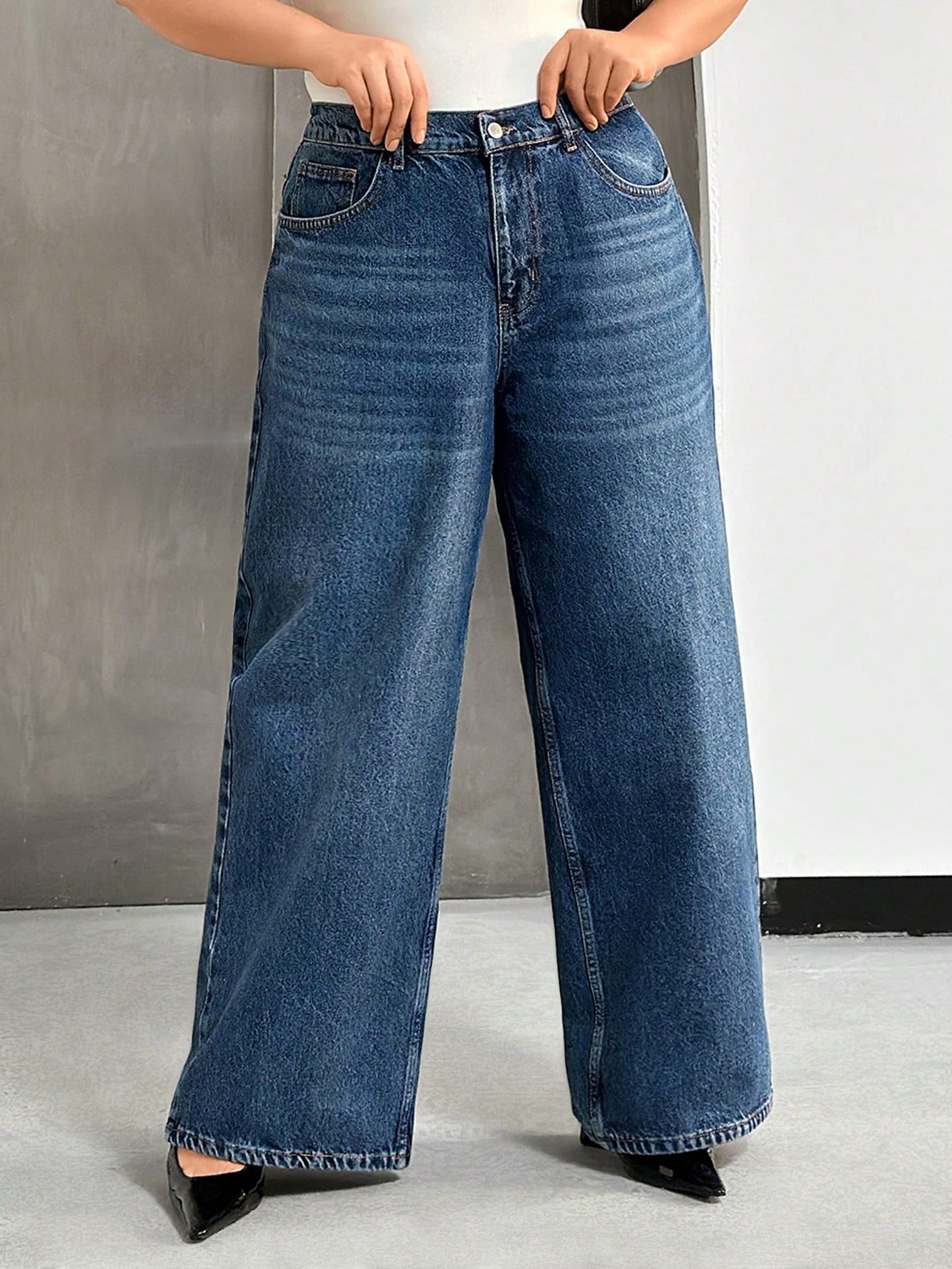 Jeans casual à jambes larges – Image 8