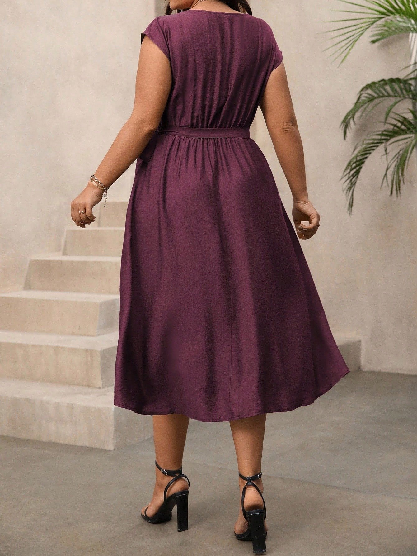 Robe d'été/printemps en lin élégante – Image 2