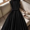Robe élégante avec ceinture – Image 3