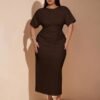 Robe chocolat pour évenement