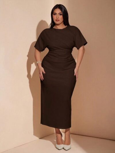 Robe chocolat pour évenement
