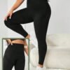 Leggings de sport à contrôle du ventre épais – Image 6