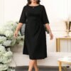 Robe élégante plissée – Image 6