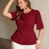 Blouse couleur unie – Image 6