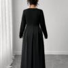 Robe en tricot à manches longues – Image 2