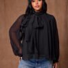 Blouse décontractée élégante – Image 3