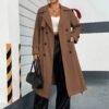 Trench-coat double boutonnage style rétro américain – Image 3
