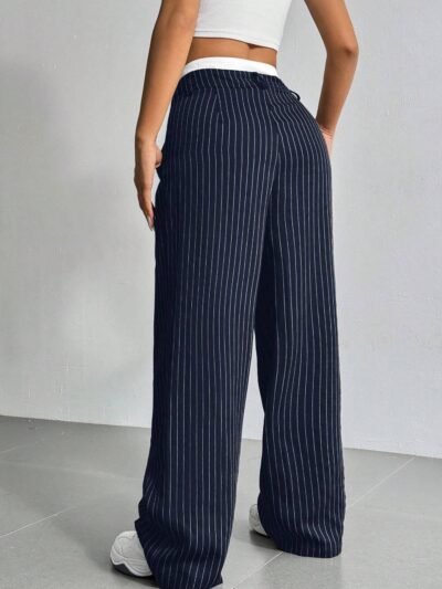 Alternative view of Pantalon à jambe droite