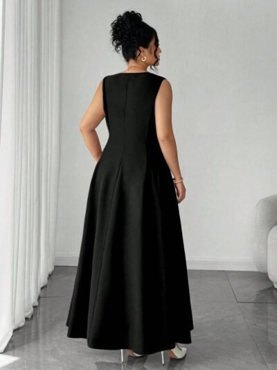 Alternative view of Robe vintage à double boutonnage