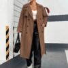 Trench-coat double boutonnage style rétro américain – Image 4