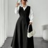 Robe vintage à double boutonnage – Image 9