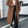 Trench-coat double boutonnage style rétro américain – Image 5