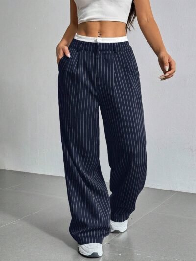 Pantalon à jambe droite