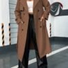 Trench-coat double boutonnage style rétro américain – Image 6