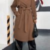 Trench-coat double boutonnage style rétro américain – Image 8