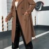 Trench-coat double boutonnage style rétro américain – Image 9