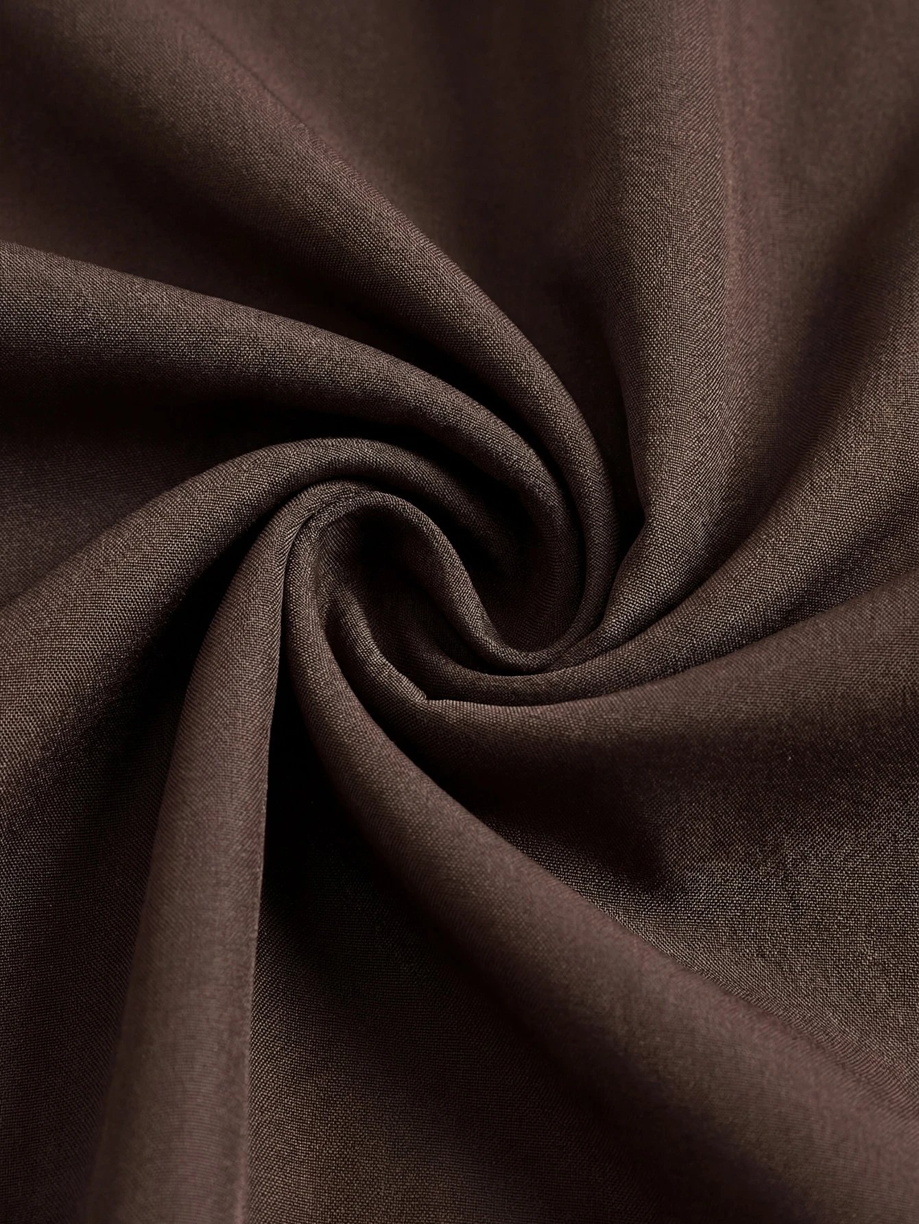 pull-over ,col rond manches longues évasées plis à la taille ourlet asymétrique élégant – Image 9