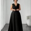 Robe vintage à double boutonnage – Image 4