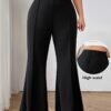 Pantalon évasé taille haute – Image 11